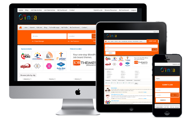 Olinda is fully responsive
